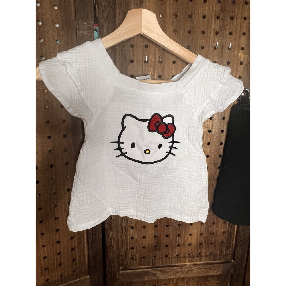 Hello Kitty Girls 2-Piece T-Shirt and Skirt Set Multicolor - Picture 3 of 12